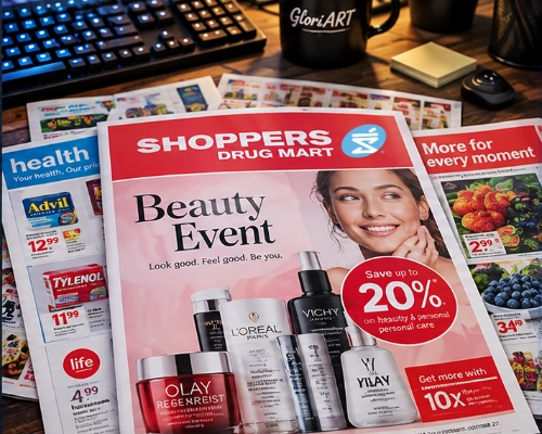Retail advertising for Shoppers Drug Mart