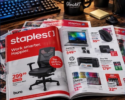 Catalog production for Staples
